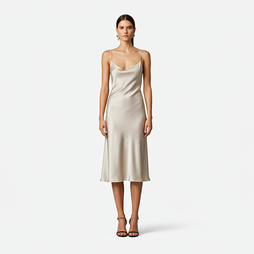 Vestido Midi Seda